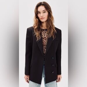 Anthropologie Moon River Women’s Tailored Black Blazer